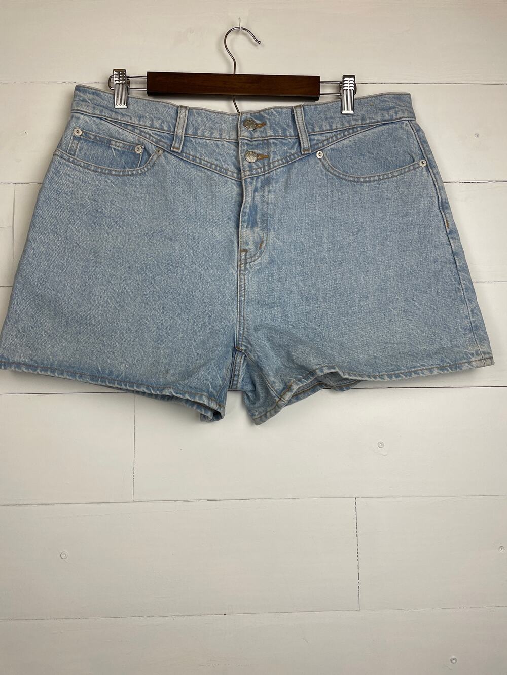 Madewell Relaxed Denim Shorts Essen Wash High Rise 31 Slouchy Cutoff